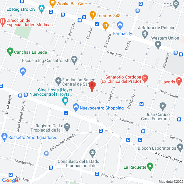 Map of Hugo Graffi