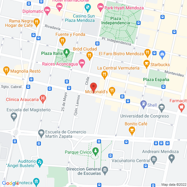 Map of Antonio Carrizo