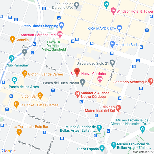 Map of Ferla Muzi Abogados