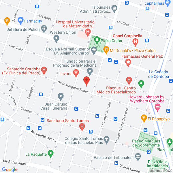 Map of Estudio Juridico Integral Passamonti Muccillo Prado Sgavetti