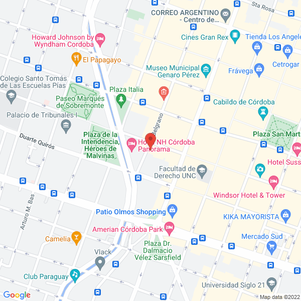 Map of Carlos a Macchiavello y Miguel de Olmos