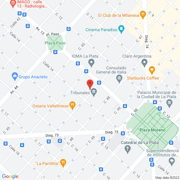 Map of Estudios Juridicos