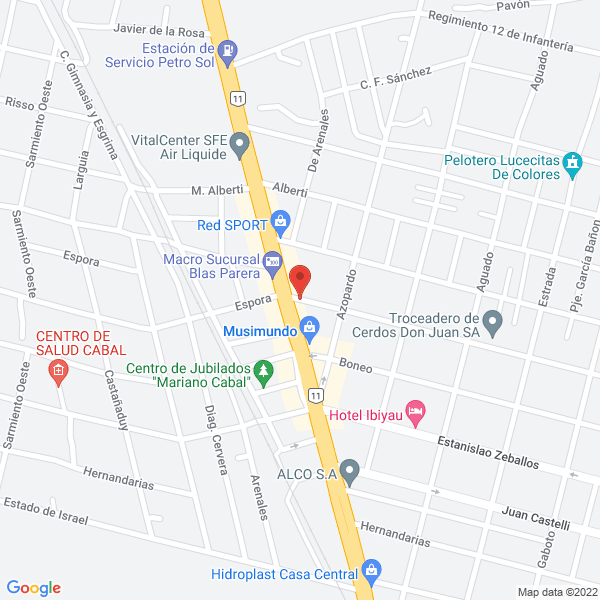 Map of Ba - Berardo Aluminio