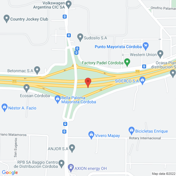 Map of Supermercados Almacor Loc 15