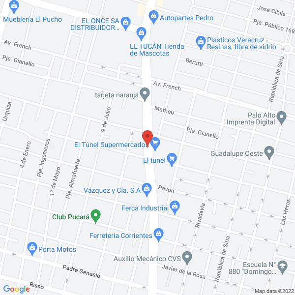 Map of Supermercado Altos del Valle