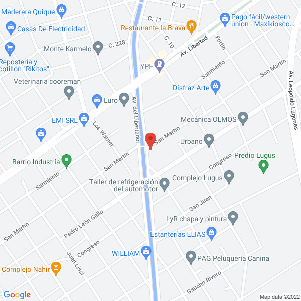 Map of El Angel Panificadora y Autoservicio