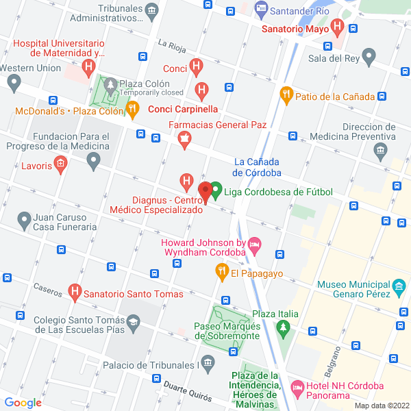 Map of Benjamin L Blanch