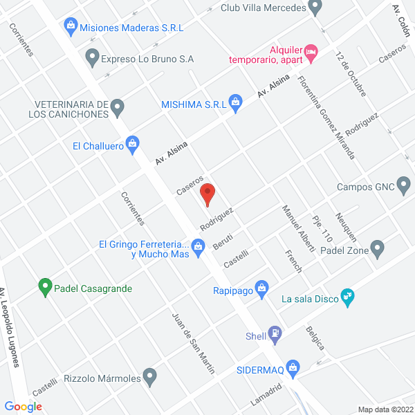 Map of Sur Supermercado Envios a Domicilio Sin Cargo
