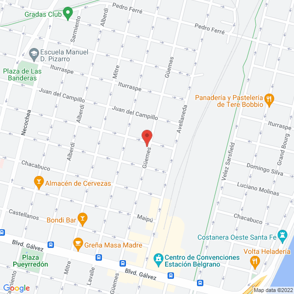 Map of Chiquita