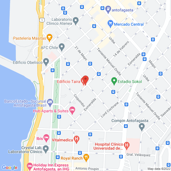 Map of Centro Médico Ottus - Otorrinolaringología.