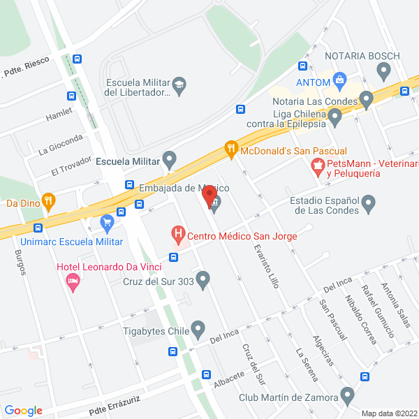 Map of Carmen Vergara y Cía Ltda.