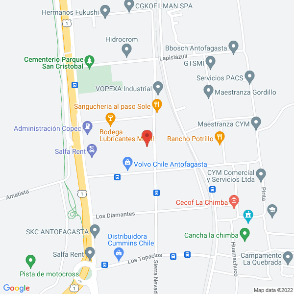 Map of Concort Ltda.