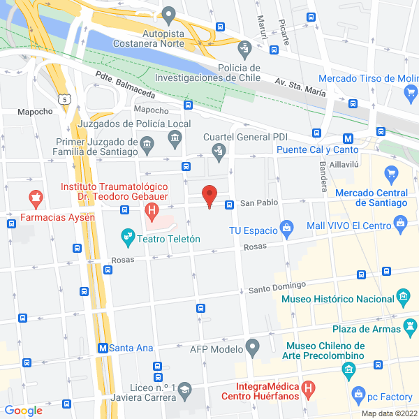 Map of Casa Navia