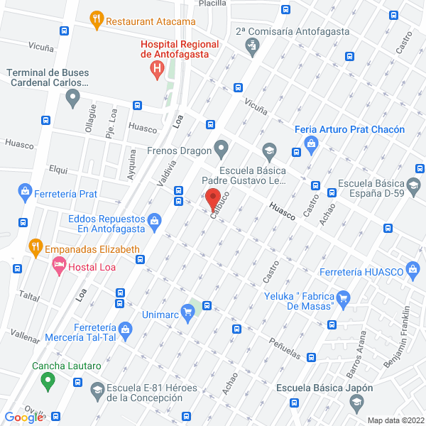 Map of Csc Transporte de Carga
