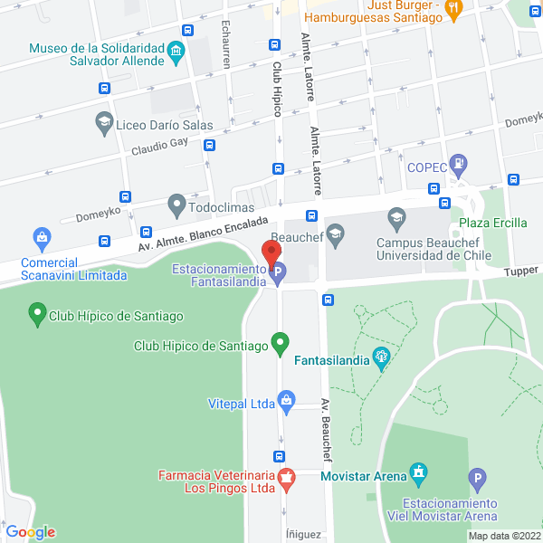 Map of Capacitacion Mblv Limitada