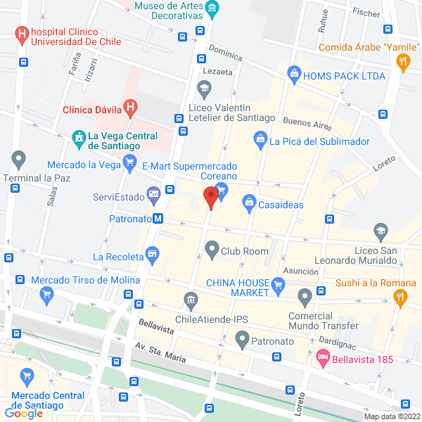 Map of Consulta Dental San Nicolás