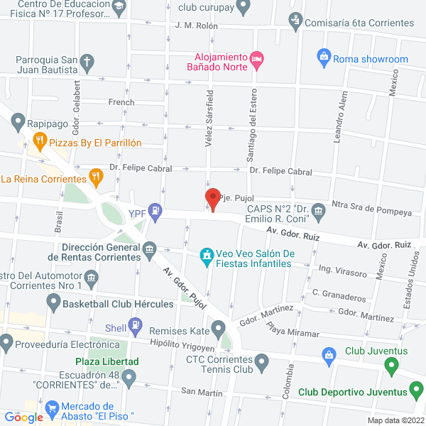 Map of Supermercado Oriente