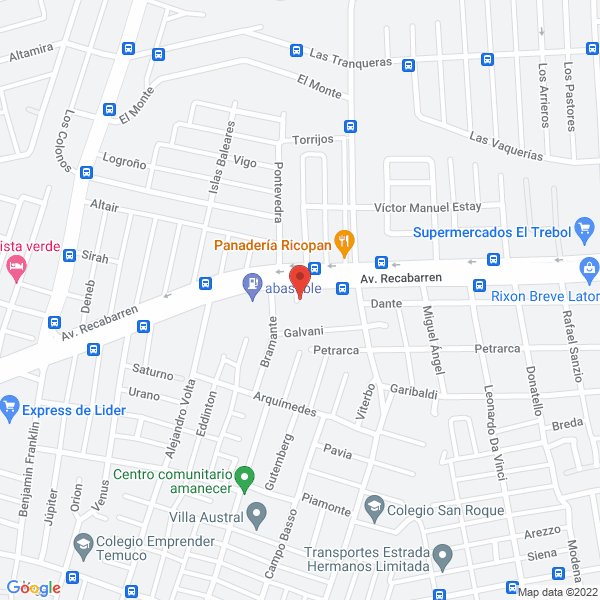 Map of Desarmaduria y Repuestos Los Cacharros