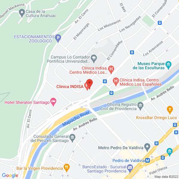 Map of Dermatóloga Dra. Ester Avayu