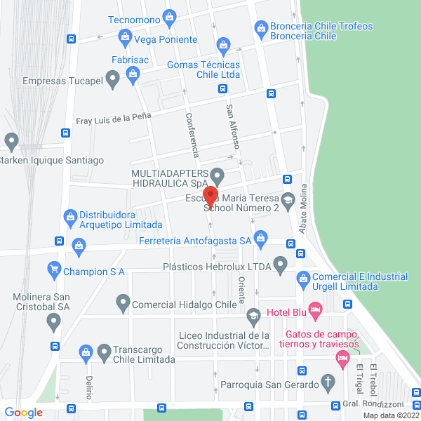Map of Desarmaduría San Borja
