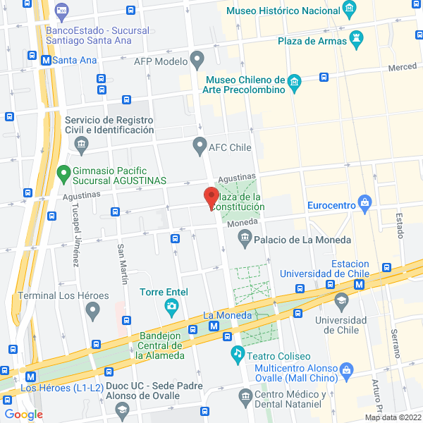 Map of Dipres