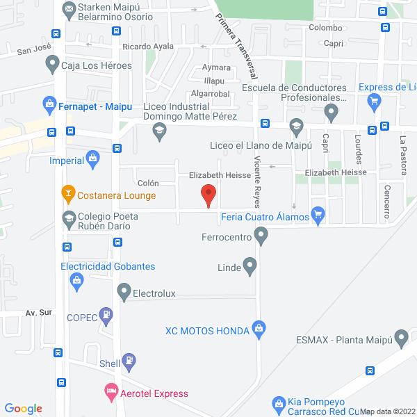 Map of Dieguez