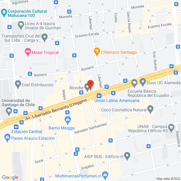 Map of Deportes Kato