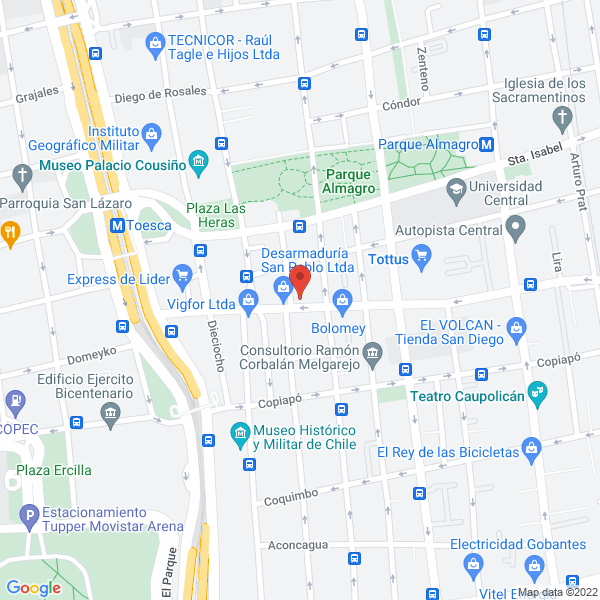 Map of Desarmaduría Datto's