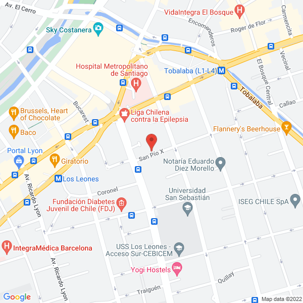 Map of Dental Médica Ltda.