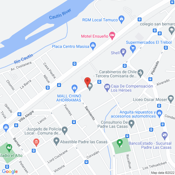 Map of Detec