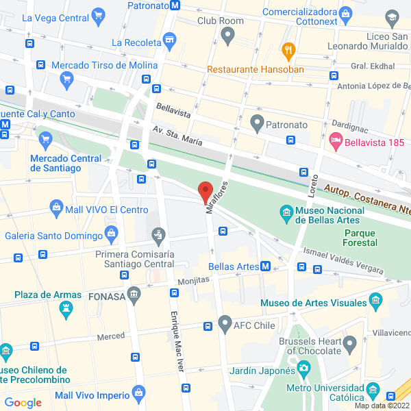 Map of Dr. René Latorre Aguayo