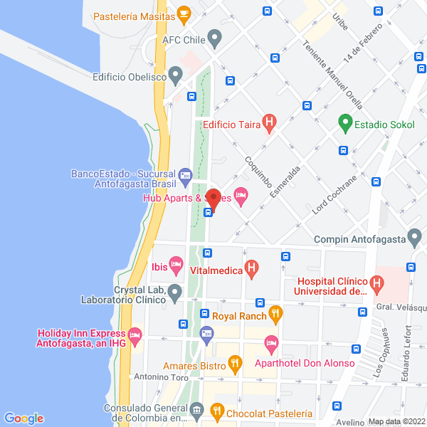 Map of Dr. Luis Montivero