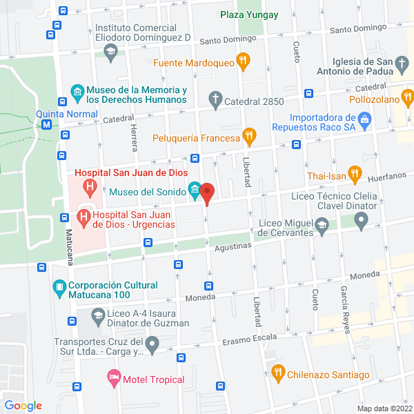 Map of Diálisis Hekaine Ltda.