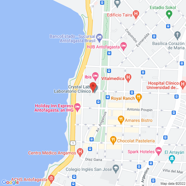 Map of Dra. Carolina Ibáñez Negrón