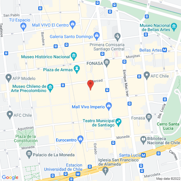 Map of Defensoría Laboral