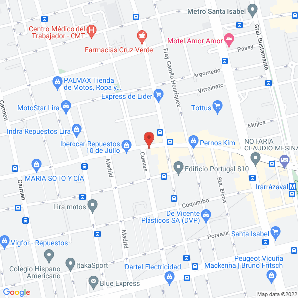 Map of Desarmaduría Autoplenitud Limitada