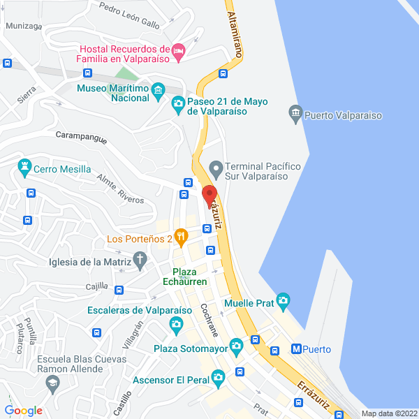 Map of Deveho Logística y Servicio de Transporte