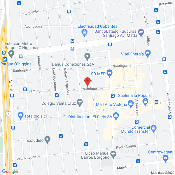 Map of Disicorrp Correo Express