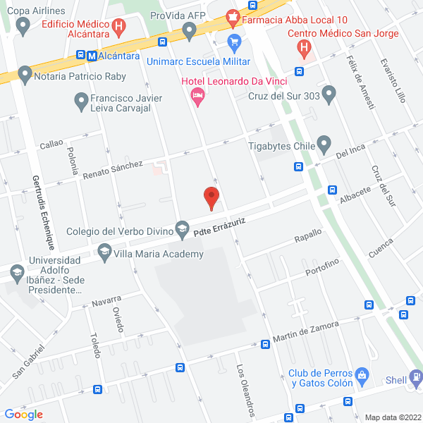 Map of Dédalo Armonía y Bienestar