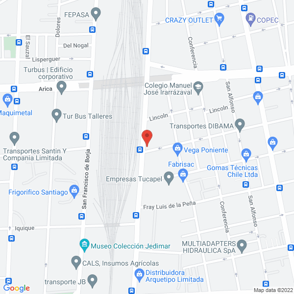 Map of Distribuidora San Carlos Limitada