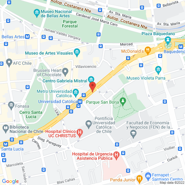 Map of Distribuidora Everest