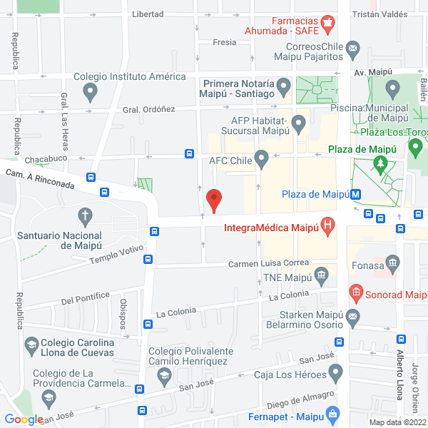 Map of Diseno Vhoh