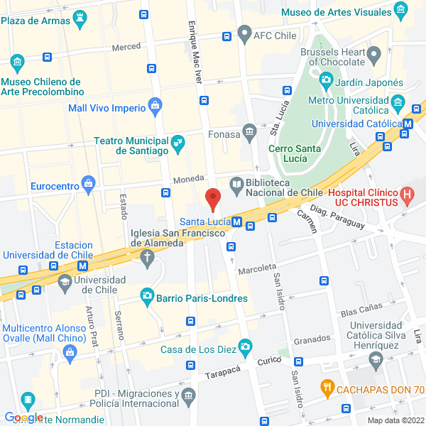 Map of Deftness Contadores Asociados Ltda