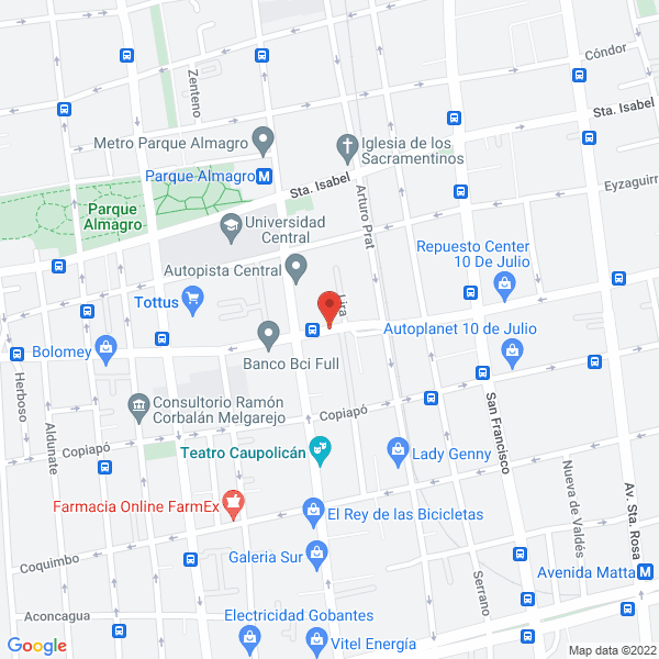 Map of Desarmaduría Repcar