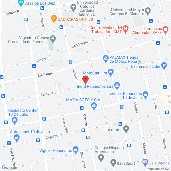 Map of Diseño y Manufactura Totém Gifts Limitada