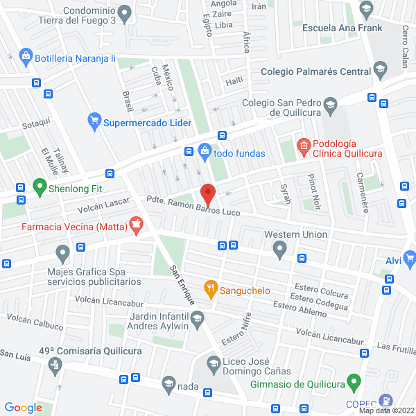 Map of DMTG Service