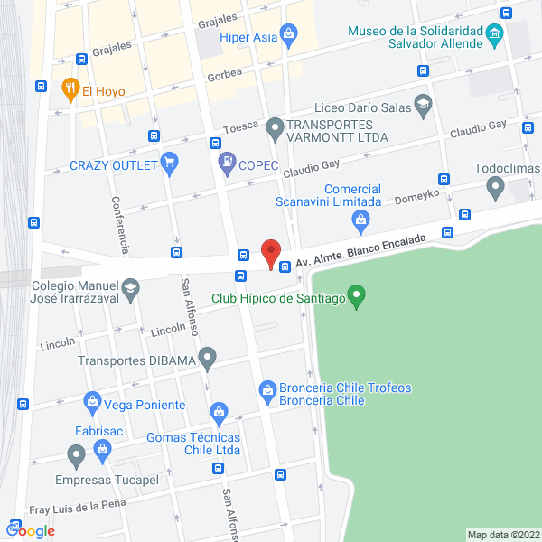 Map of Escobar Cía.