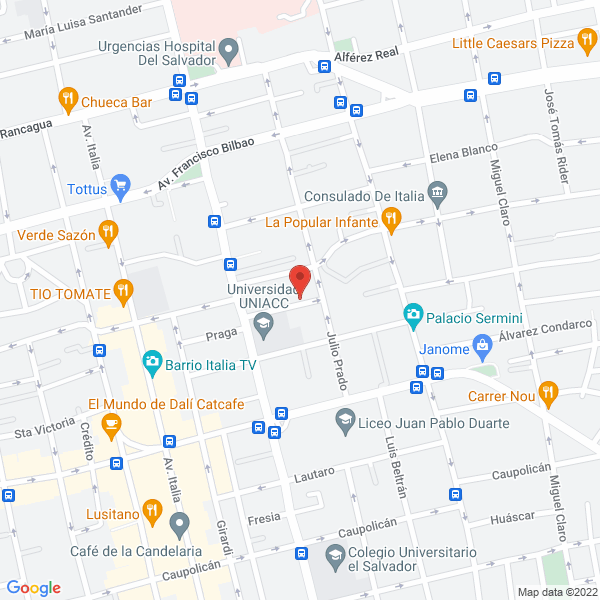 Map of Esteno Chile