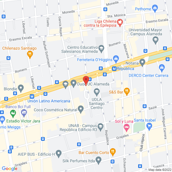 Map of EGS Computación