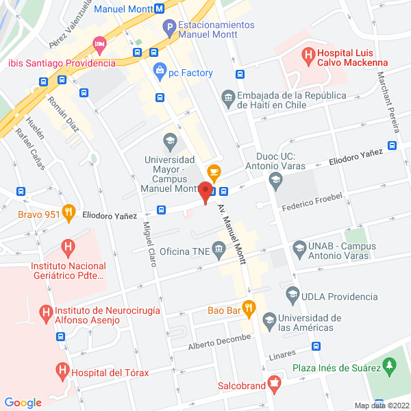 Map of Equipos de Filtración Reptek Ltda